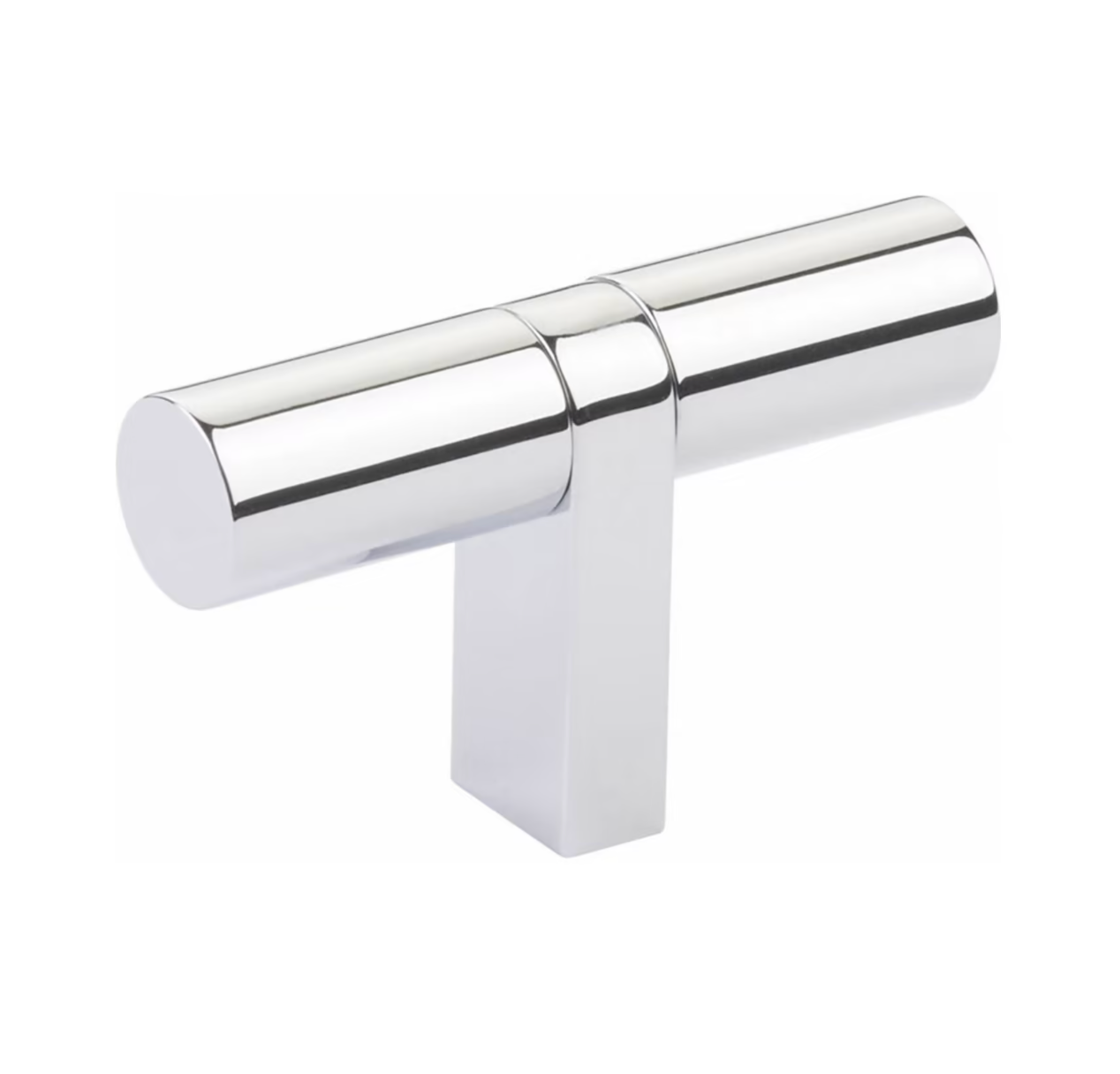 Smooth "Converse No.2" Polished Chrome Cabinet Knobs and Drawer Pulls - Industry Hardware