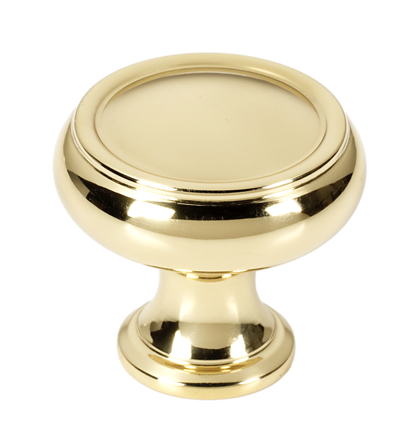 Unlacquered Brass "Perry" Cabinet Knobs and Drawer Pulls - Industry Hardware