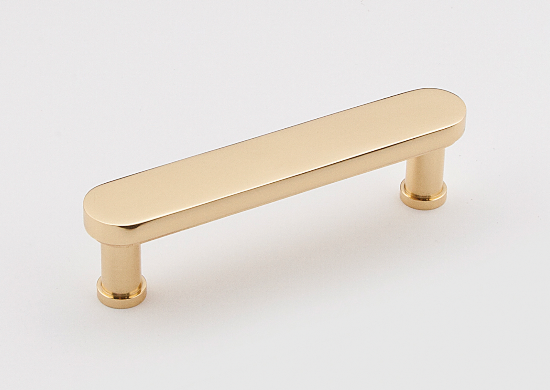 Unlacquered Brass Modern Cabinet Knob and Drawer Pulls - Industry Hardware