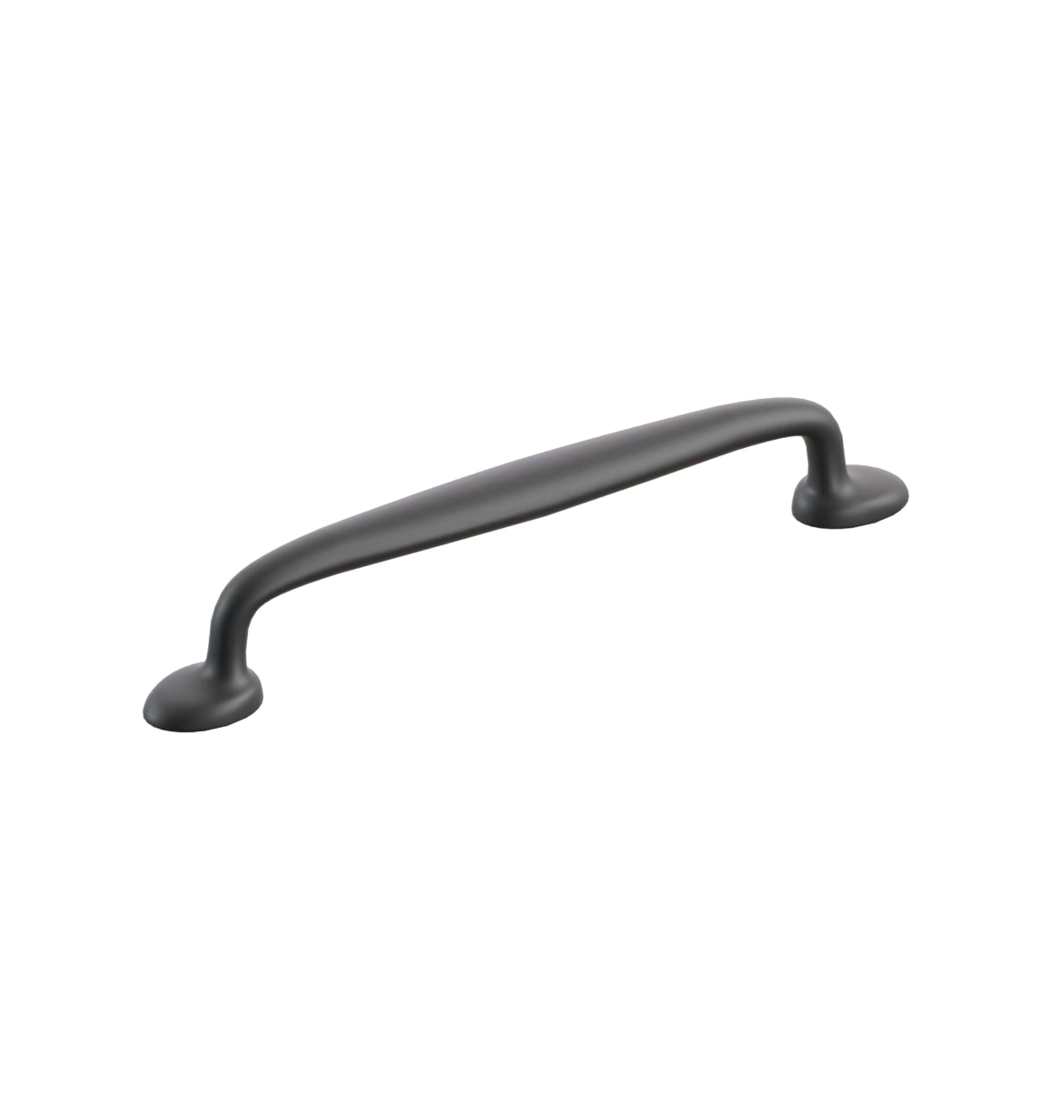 Matte Black Cabinet Hardware "Estate" Cabinet Knobs and Pulls