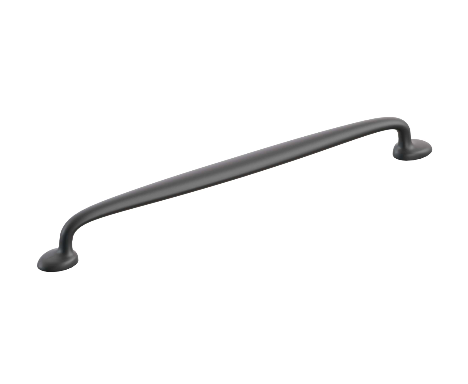 Matte Black Cabinet Hardware "Estate" Cabinet Knobs and Pulls