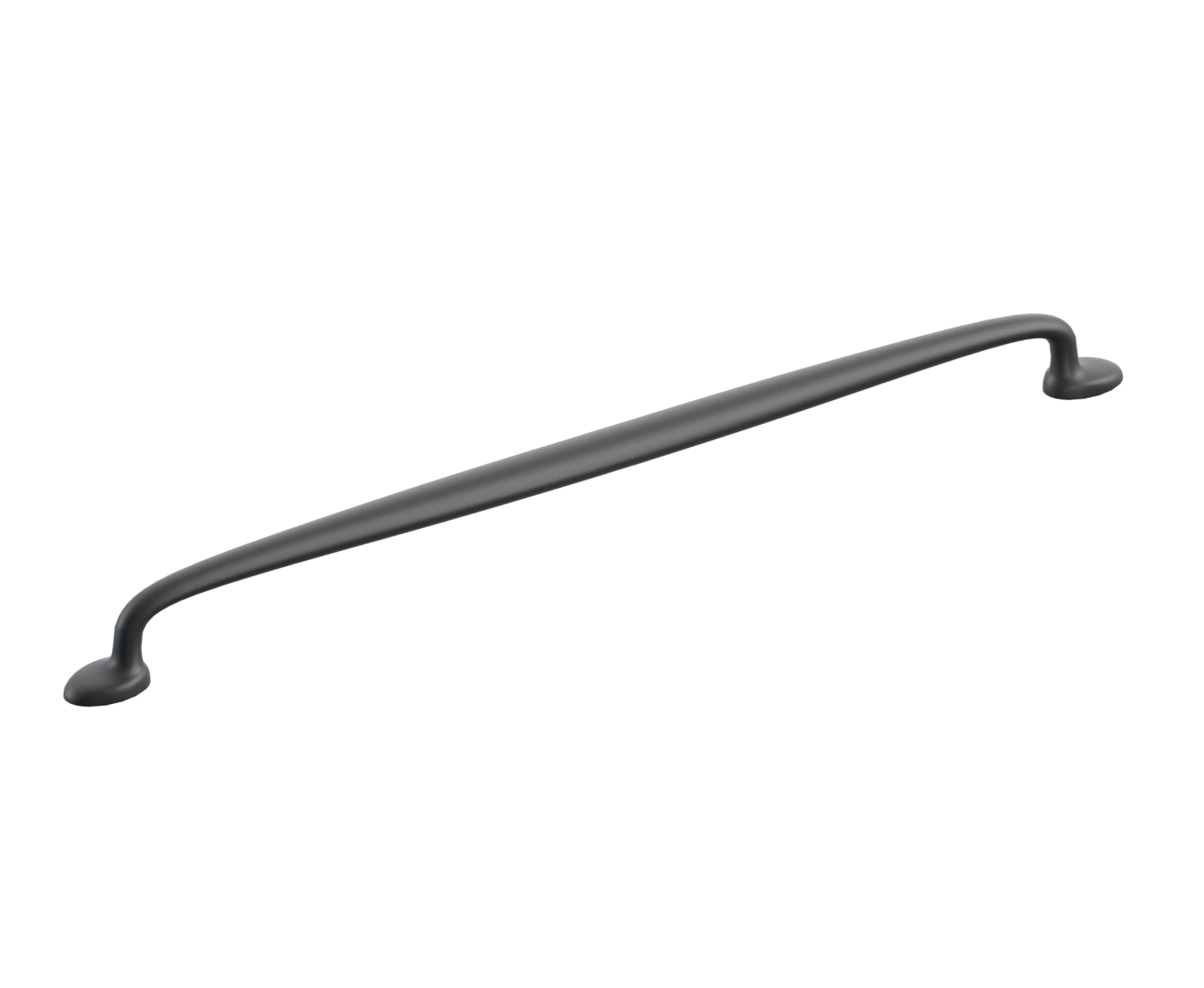 Matte Black Cabinet Hardware "Estate" Cabinet Knobs and Pulls