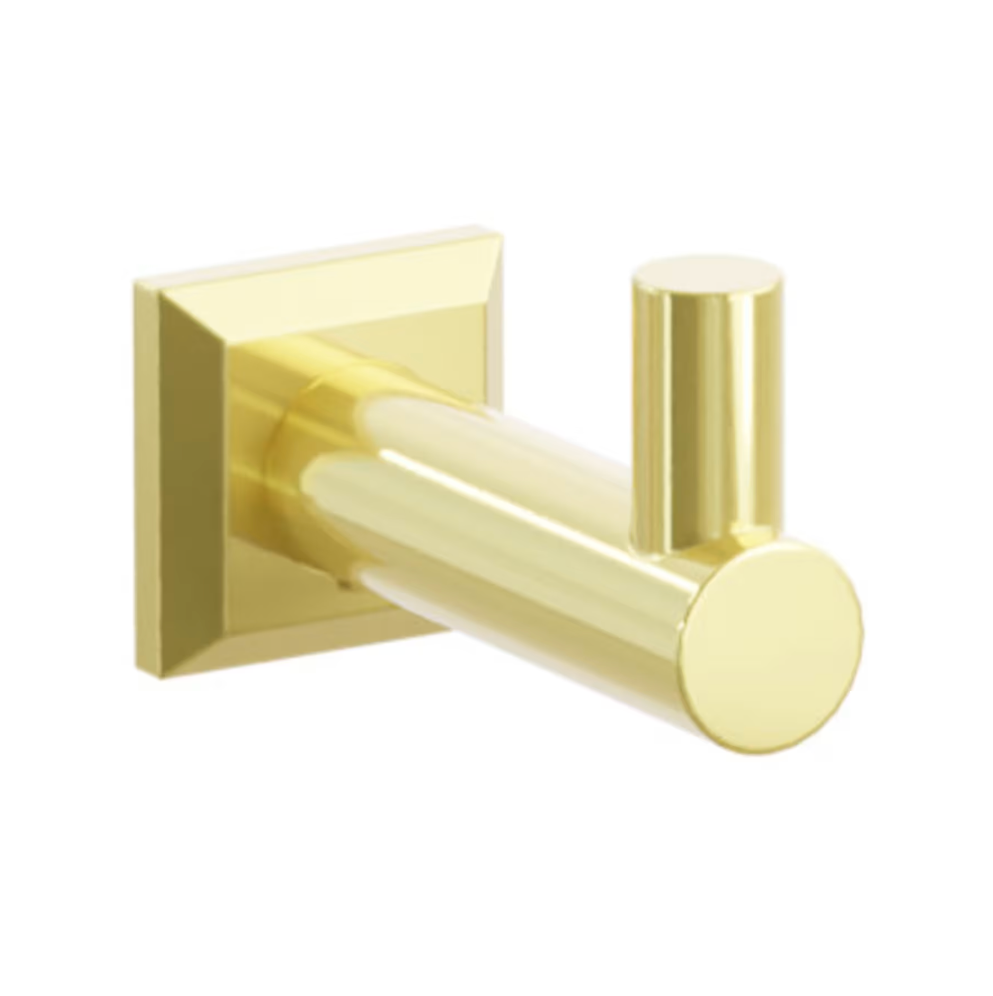 Polished Unlacquered Brass "Mod" Wall Hook