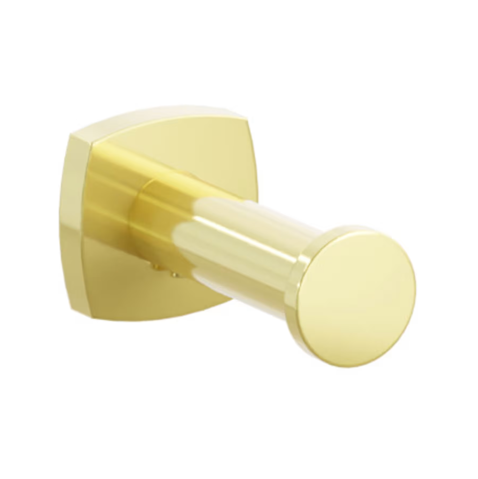 Polished Unlacquered Brass "Mod" Robe Hook