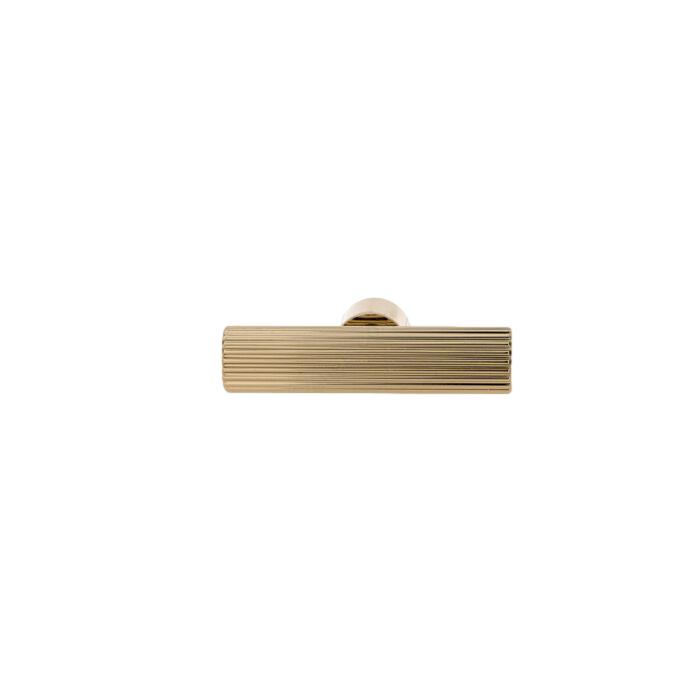 Polished Gold "Lustra" Cabinet Knob and Drawer Pull