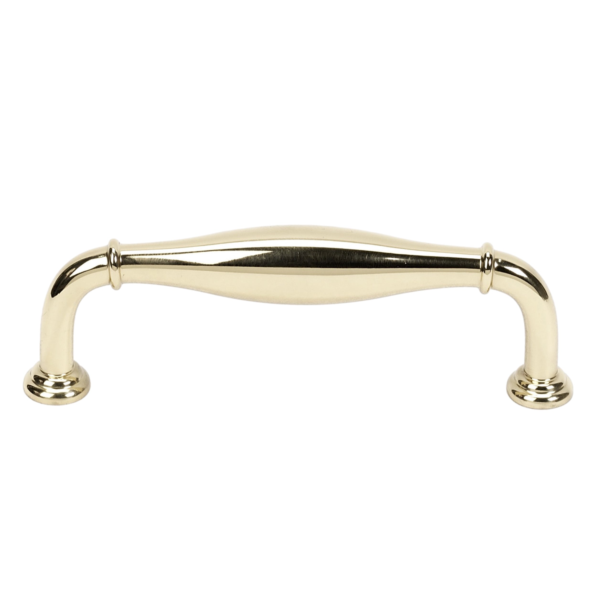 Unlacquered Brass "Perry" Cabinet Knobs and Drawer Pulls