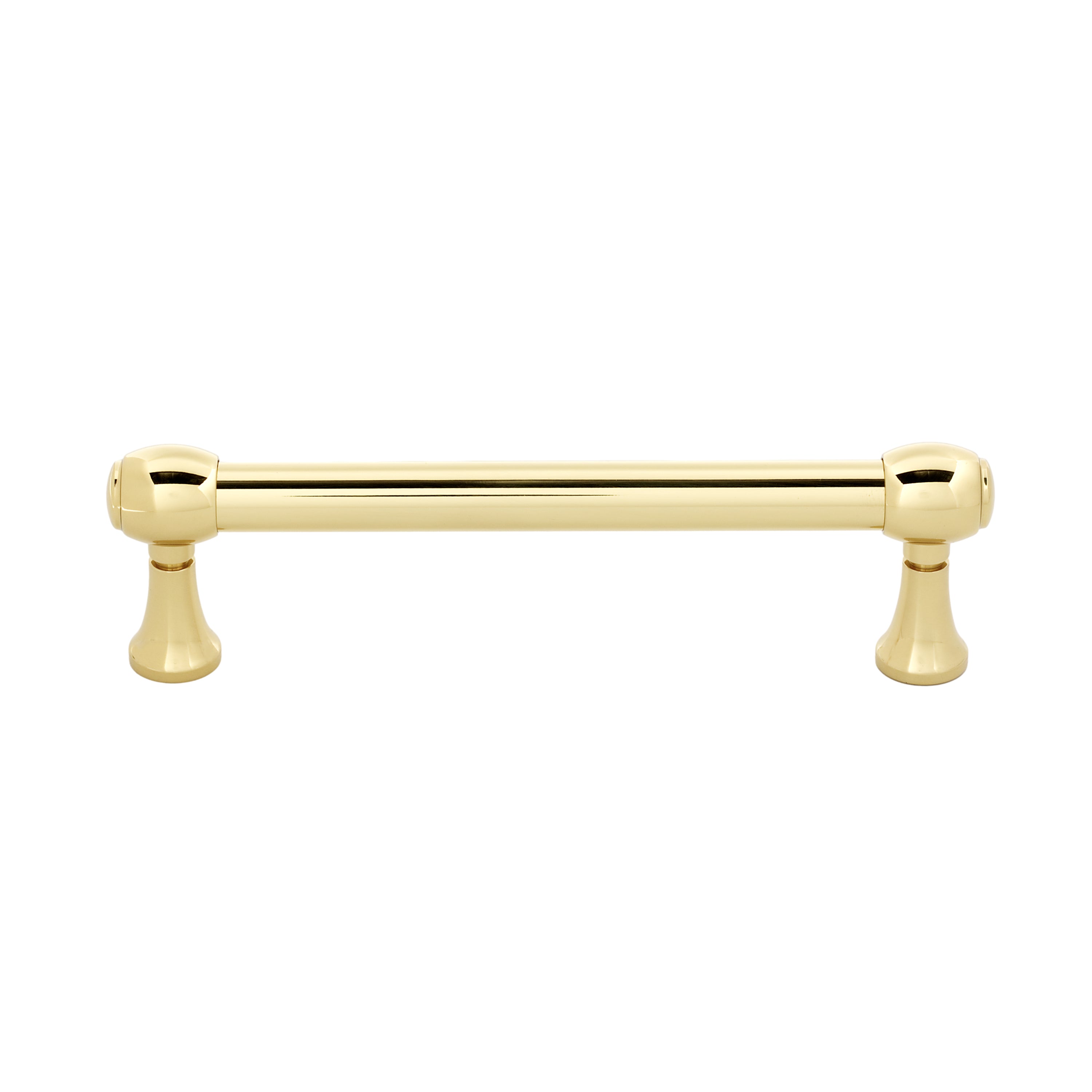 Unlacquered Brass Royale Cabinet Knobs and Drawer Pulls - Industry Hardware