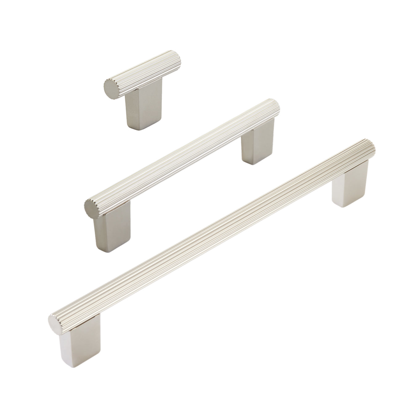 Brushed Nickel "Knox" Cabinet Knobs and Drawer Pulls
