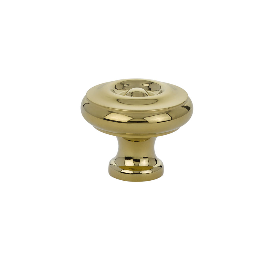 Polished Brass "Heritage No.2" Cabinet Knobs and Wire Pulls