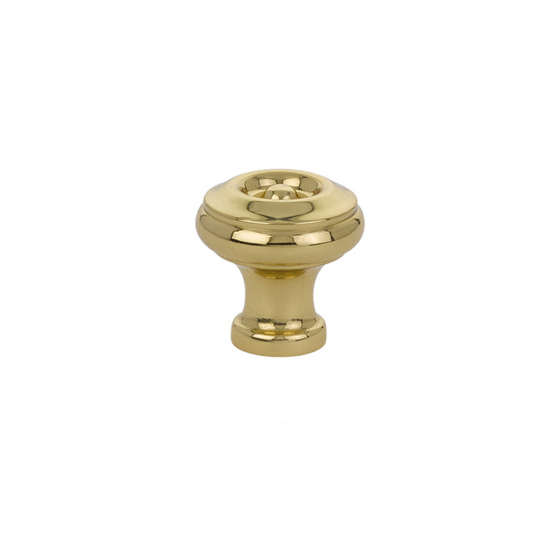 Polished Brass "Heritage No.2" Cabinet Knobs and Wire Pulls