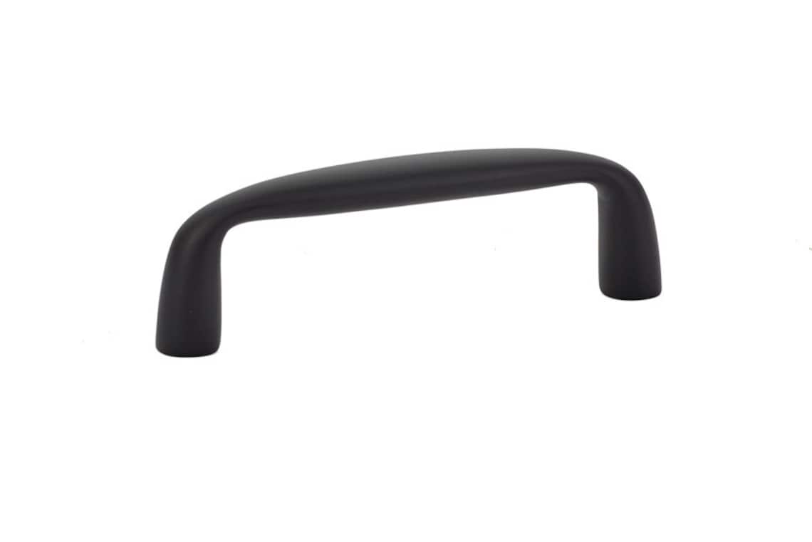 Omni Cabinet Knobs and Drawer Pulls in Matte Black - Industry Hardware