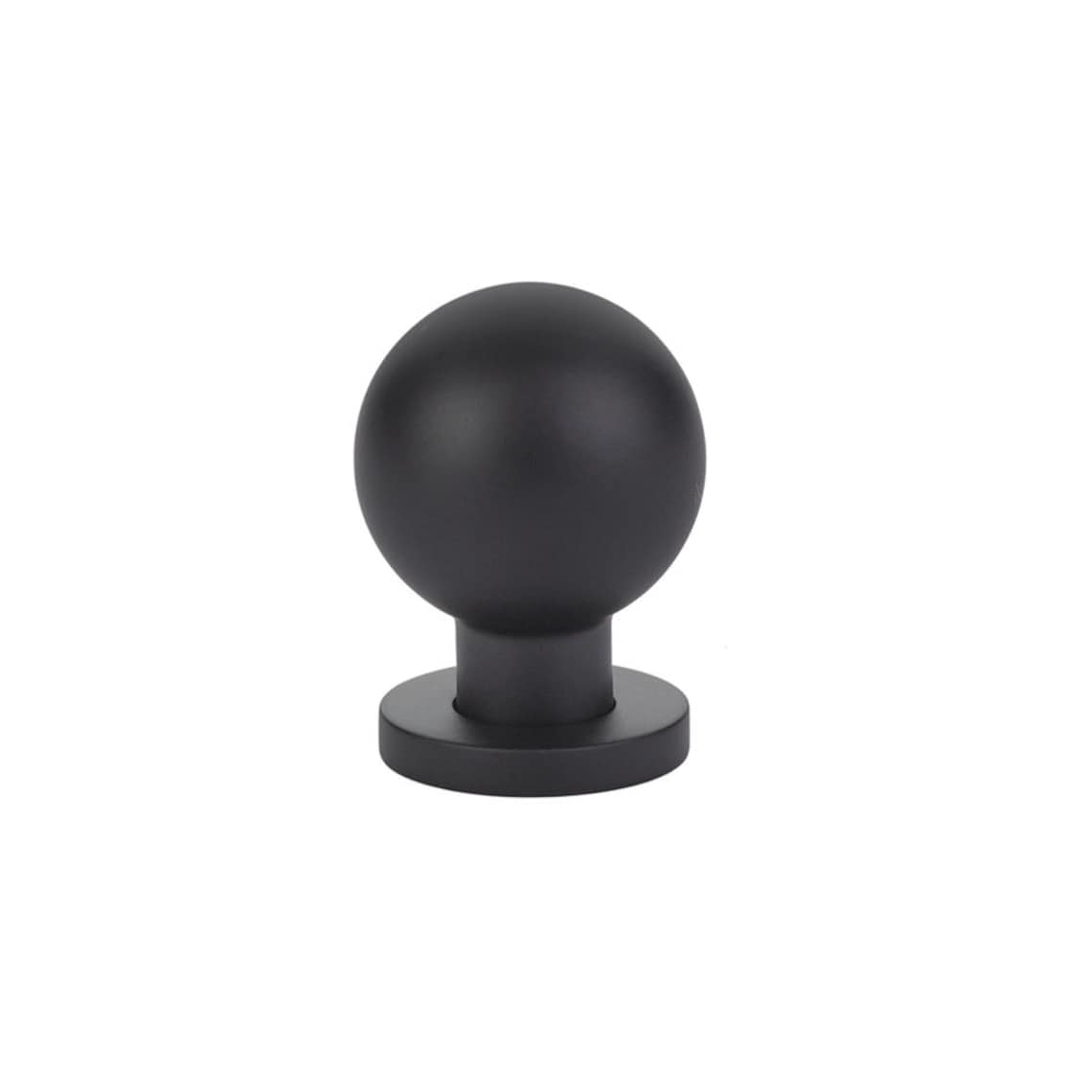 Omni Cabinet Knobs and Drawer Pulls in Matte Black