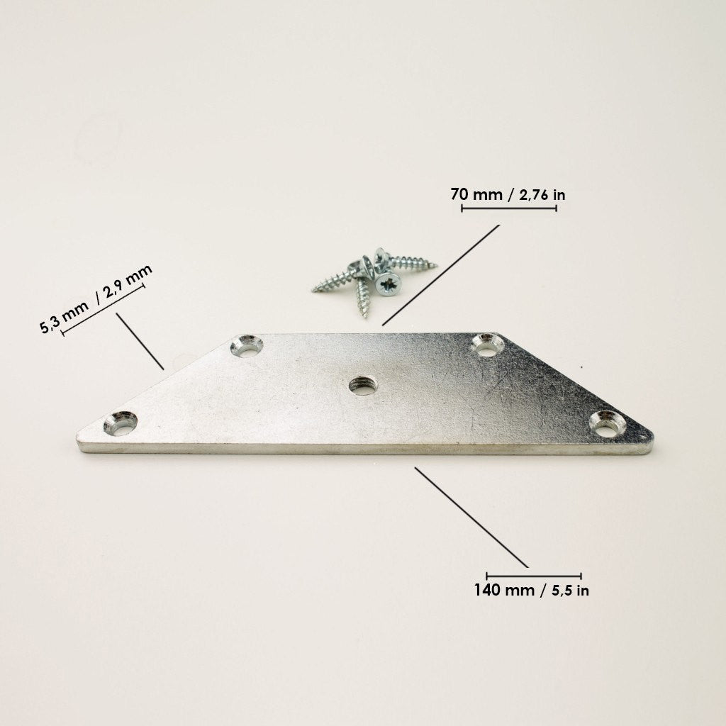 Universal Fitting Plate for Legs - Industry Hardware