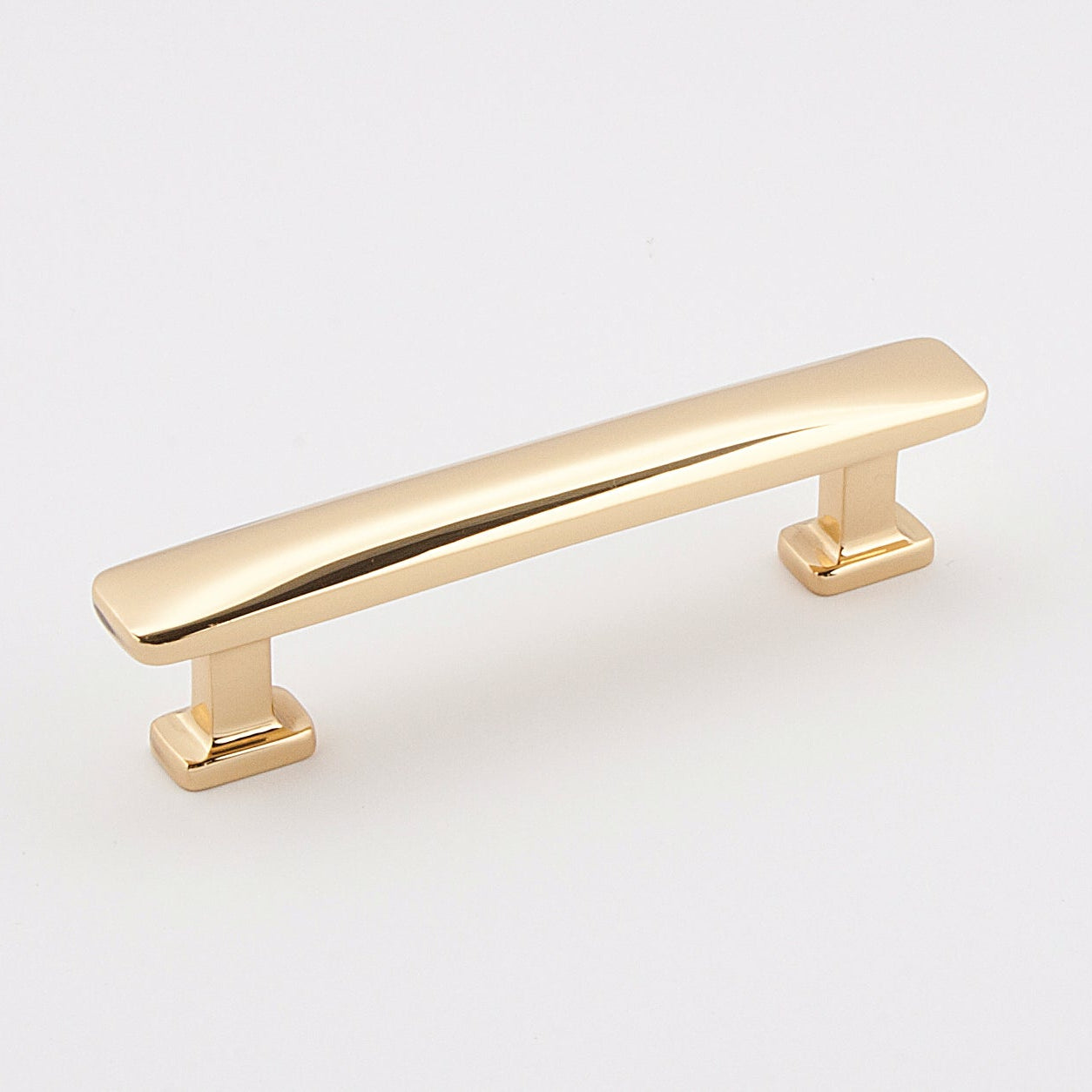 Polished Brass "Vive" Cabinet Knobs and Drawer Pulls