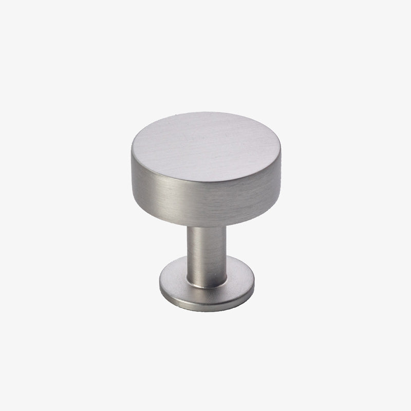 Lew's Square Bar Cabinet Knobs and Pulls in Brushed Nickel - Industry Hardware