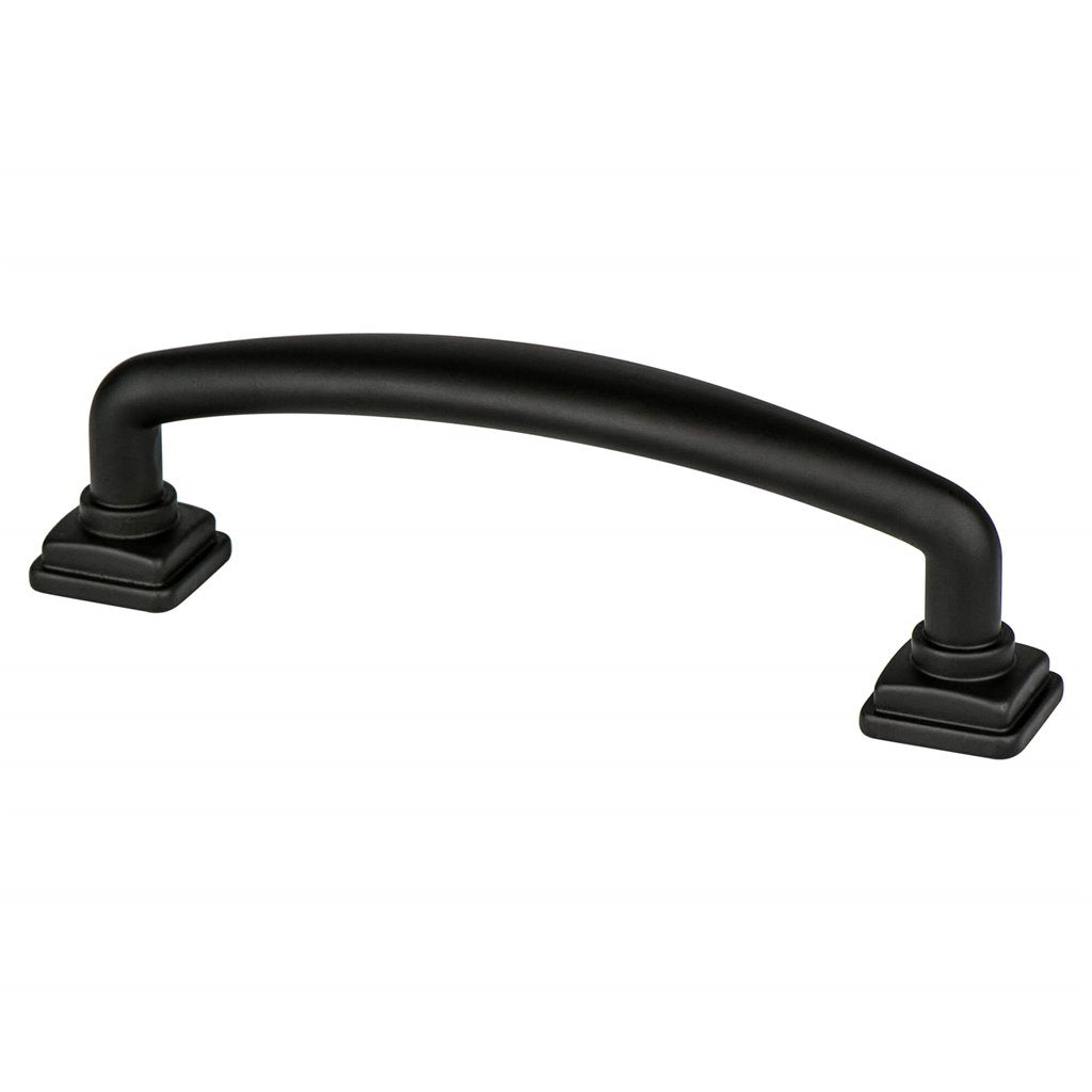 Kelly No.2 Cabinet Drawer Pulls in Matte Black - Forge Hardware Studio