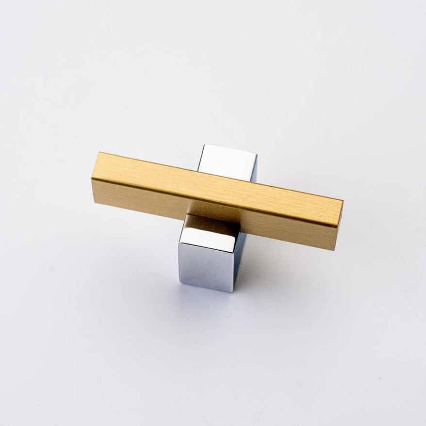 Lew's Two Tone Series Knobs and Handles Chrome and Brass