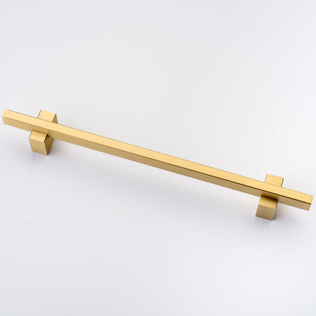 Lew's Two Tone Series Knobs and Handles Brushed Brass - Industry Hardware