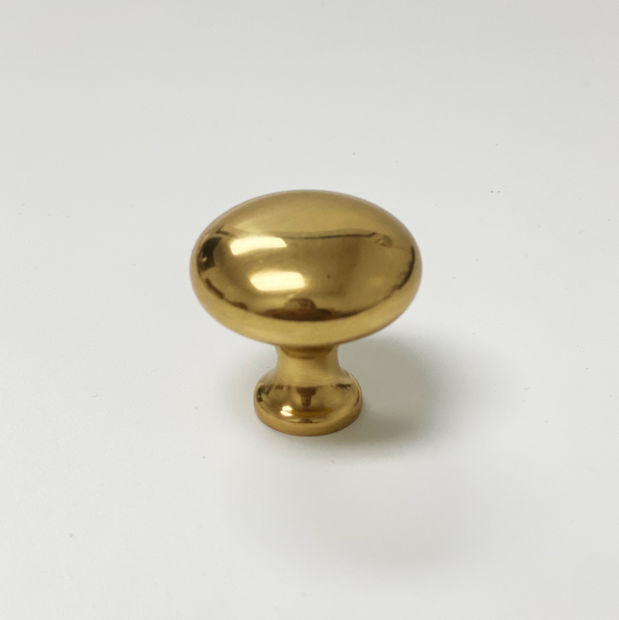 French Brass "Heritage" Round Cabinet Knob - Cabinet Hardware - Forge Hardware Studio