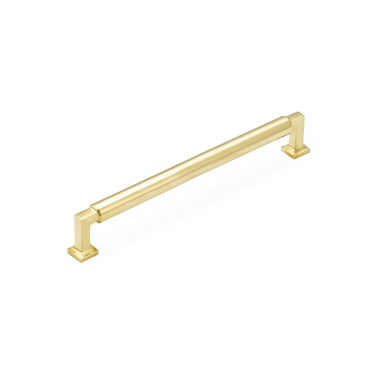 Unlacquered Brass "Neal" Cabinet Knobs and Pulls Cabinet Hardware - Brass Cabinet Hardware 