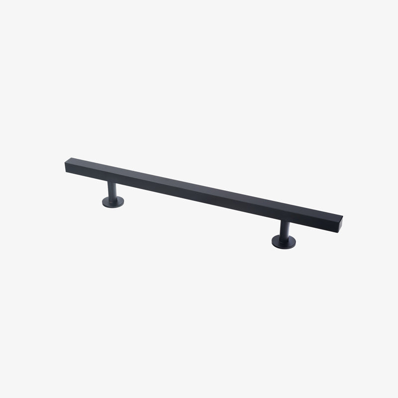 Lew's Square Bar Cabinet Knobs and Handles in Matte Black - Industry Hardware