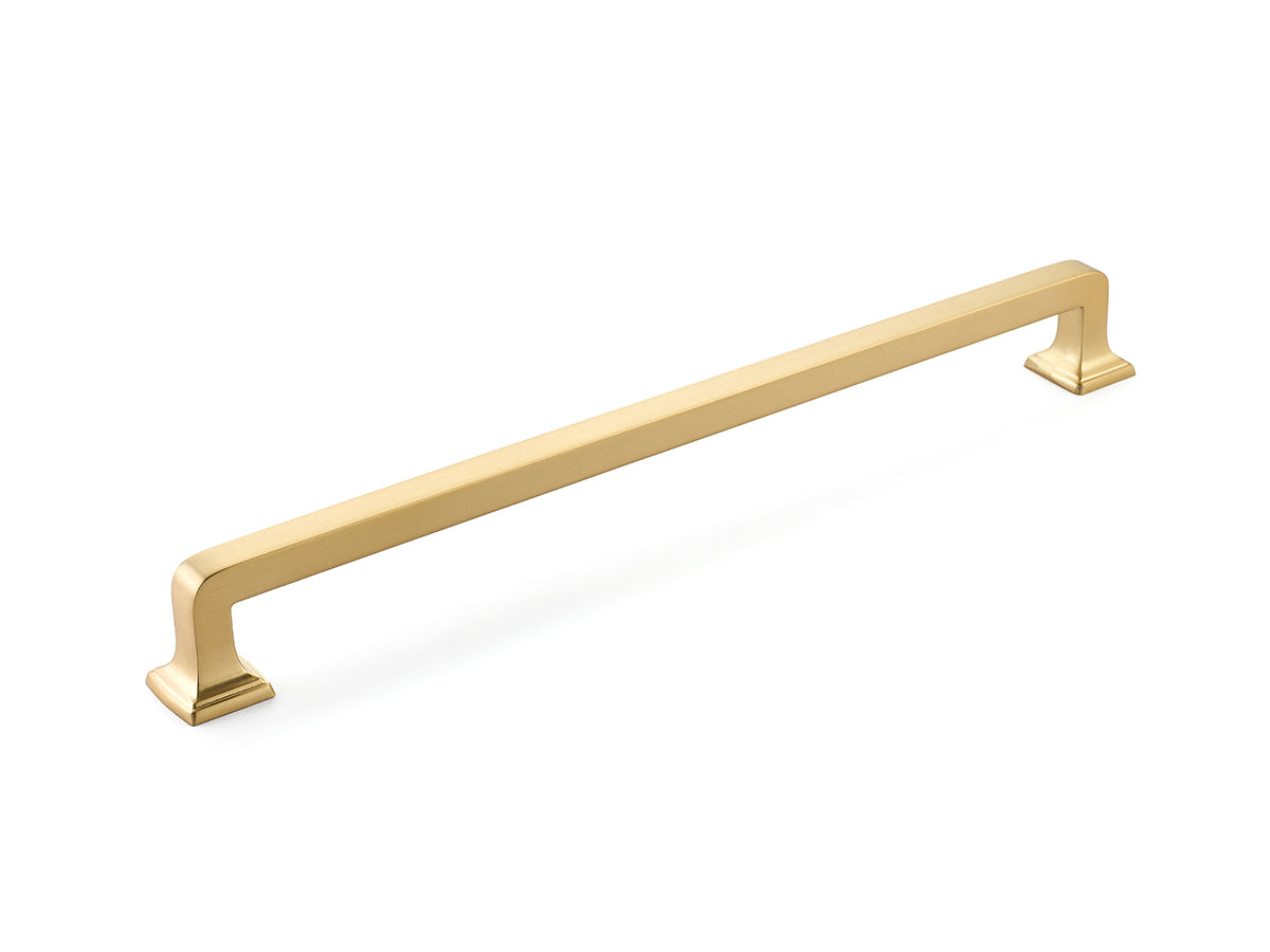 Menlo Park Brass Cabinet Drawer Pulls - Kitchen Drawer Handles - Brass Cabinet Hardware 