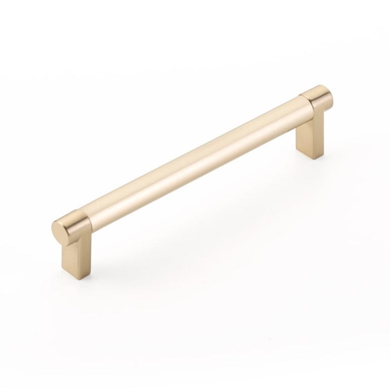 Smooth "Converse No.2" Champagne Bronze Cabinet Knobs and Drawer Pulls