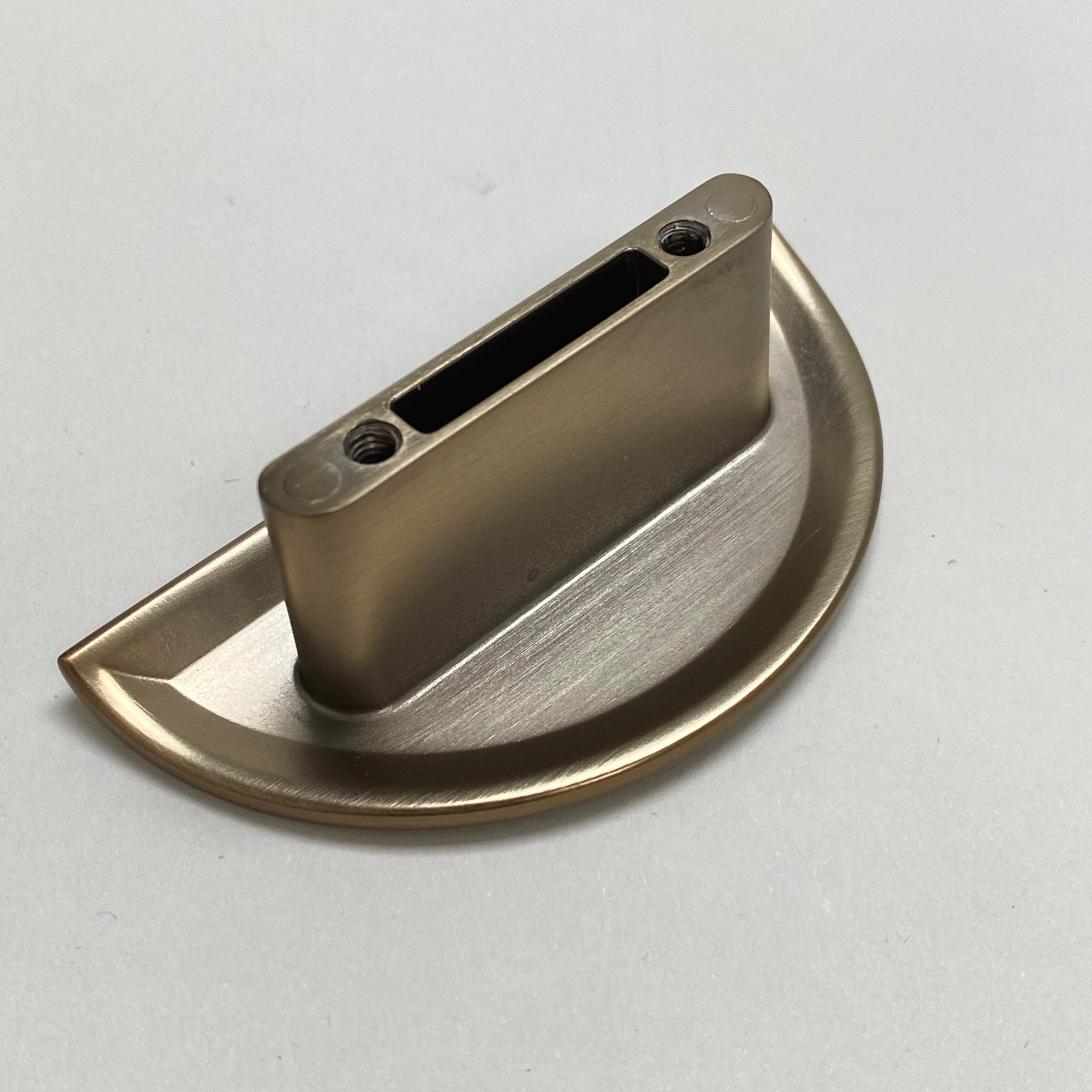 Semi-Circle "Horizon" Brushed Bronze Drawer Pulls - Forge Hardware Studio
