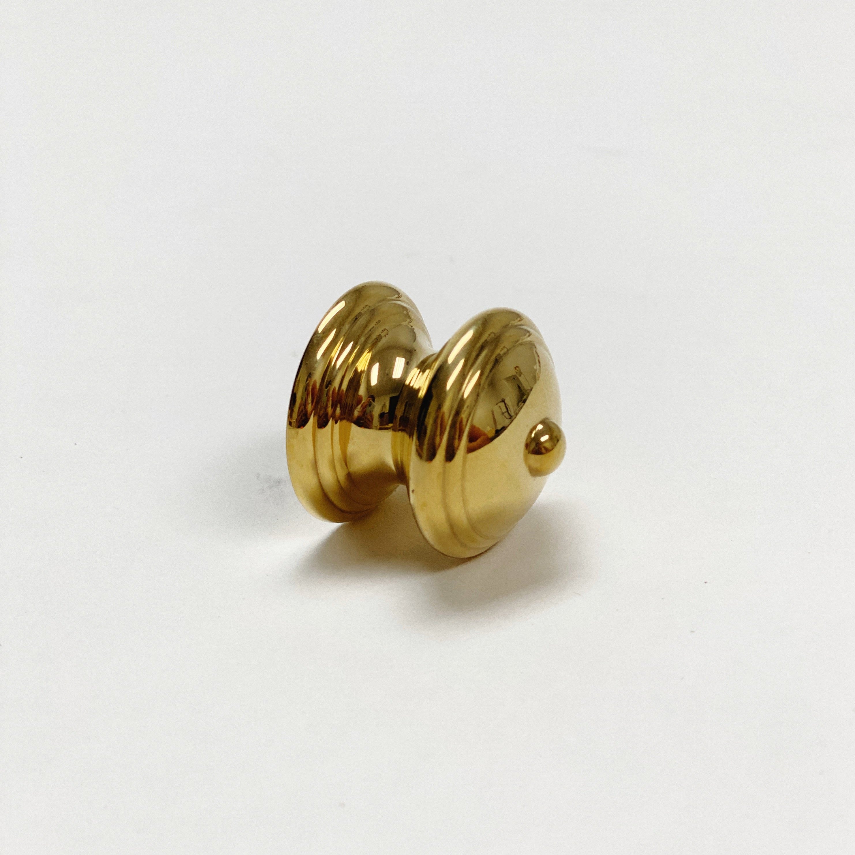 Unlacquered Brass "Emmeline" Cabinet Knobs and Drawer Pull - Industry Hardware