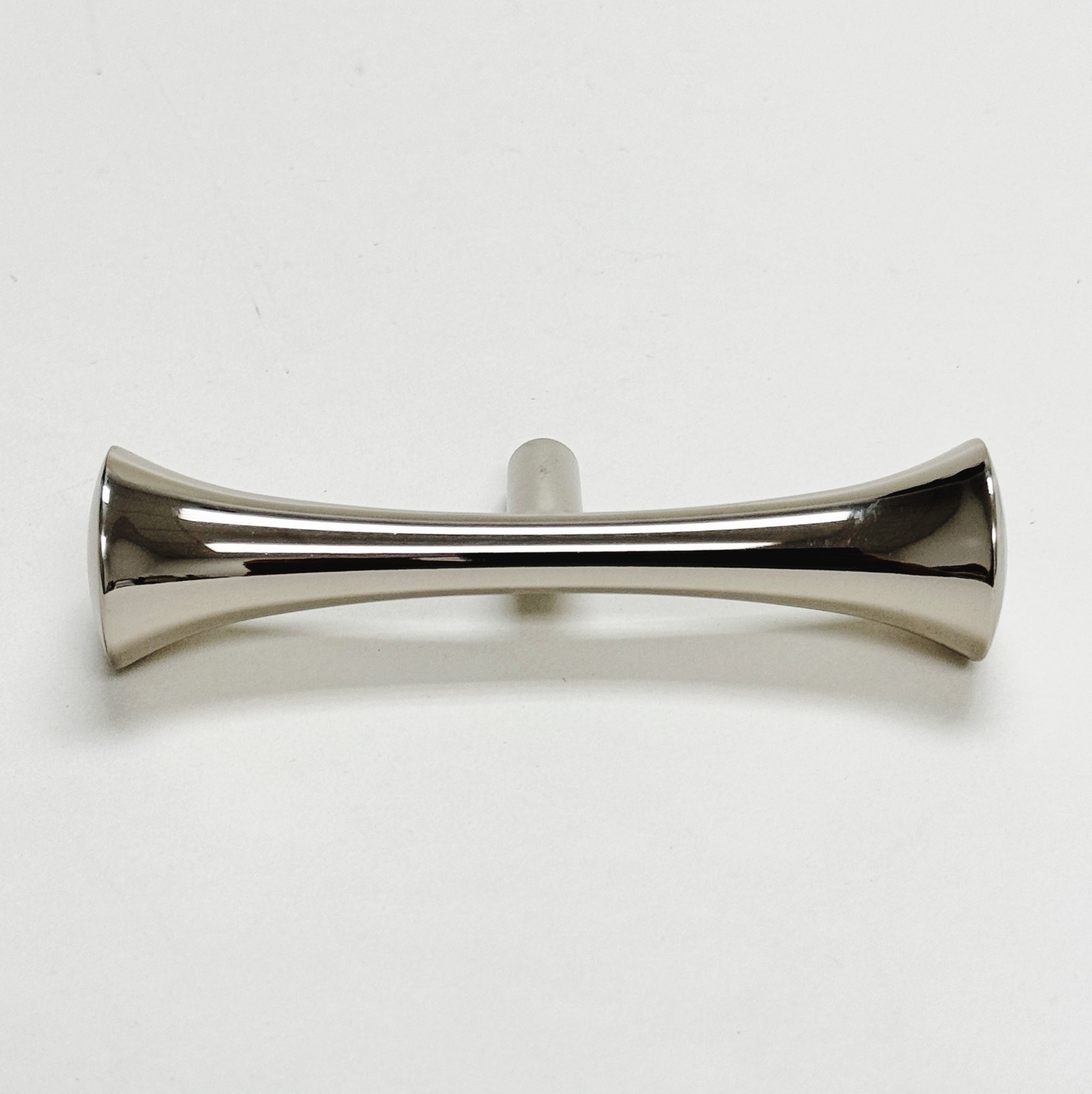 Hourglass "MCM 01" Polished Nickel Mid-Century Cabinet Pull - Industry Hardware