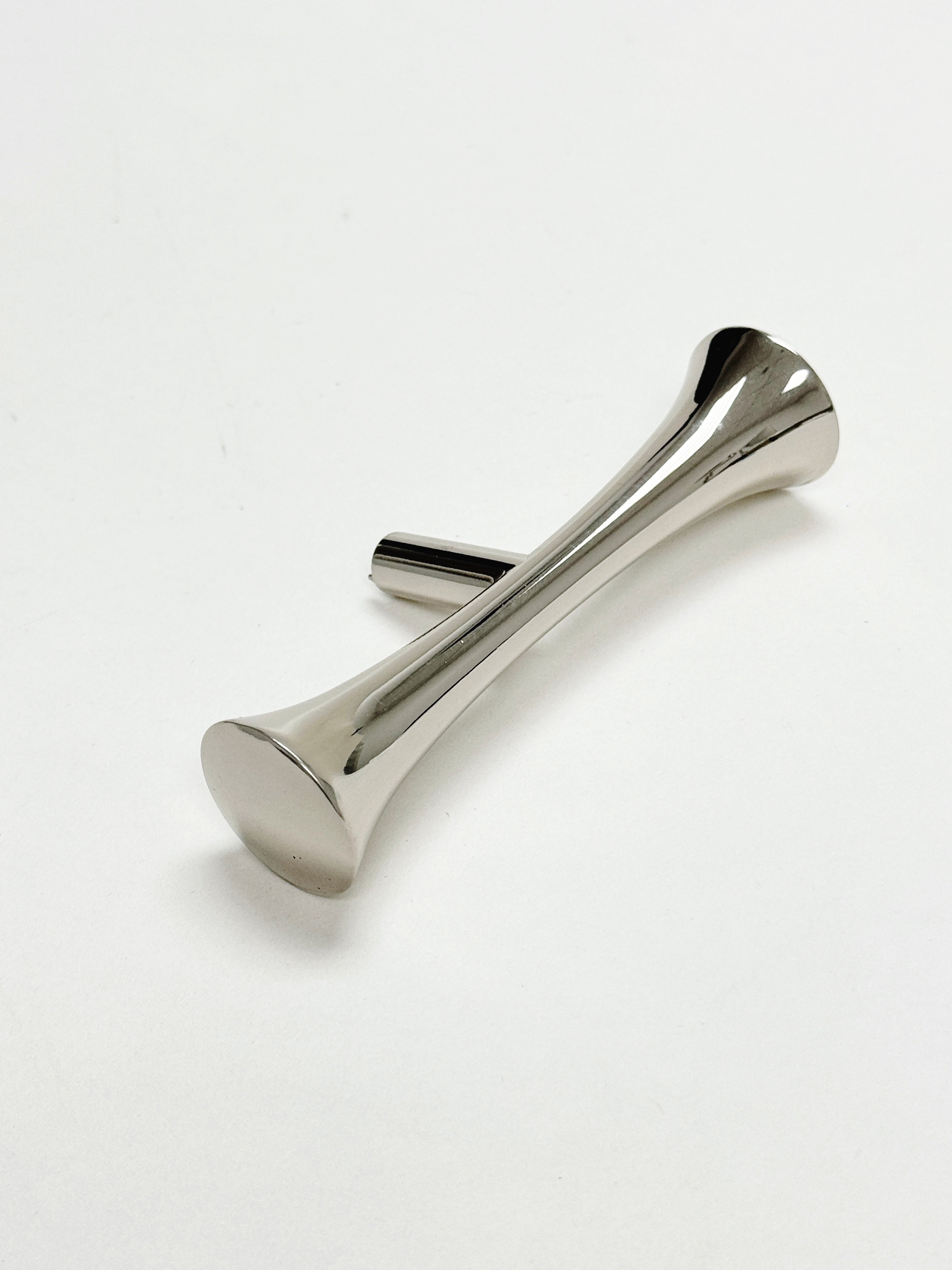 Hourglass "MCM 01" Polished Nickel Mid-Century Cabinet Pull - Industry Hardware