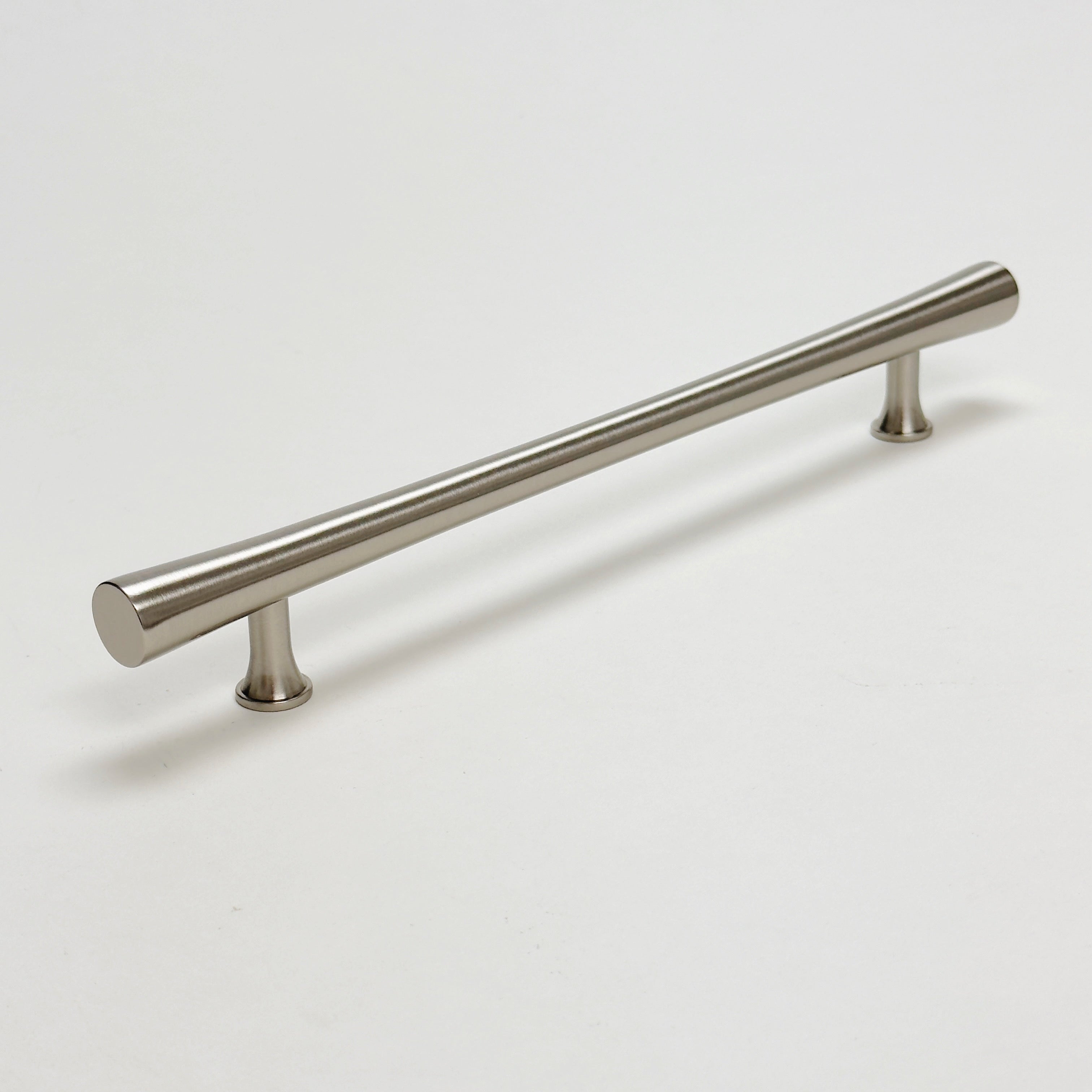Brushed Nickel Cabinet Hardware "Collin" Drawer Pulls and Cabinet Knobs - Forge Hardware Studio