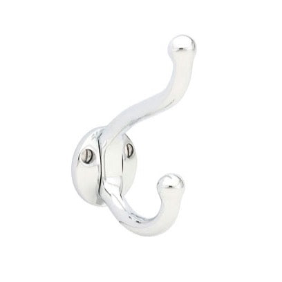 Polished Chrome "Heritage" Wall Coat Hook