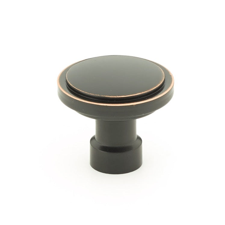 Oil Rubbed Bronze Kitchen Cabinet Knobs - 1 1/4 Inch Round Drawer Hand 10 Pack Of Kitchen Cabinet Hardware - View #9