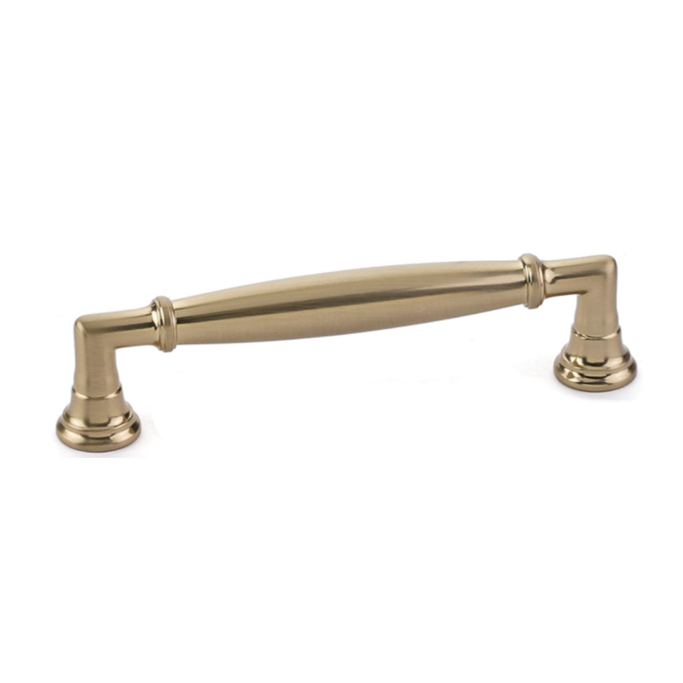 Satin Brass "Elite" Cabinet Knobs and Drawer Pulls - Forge Hardware Studio