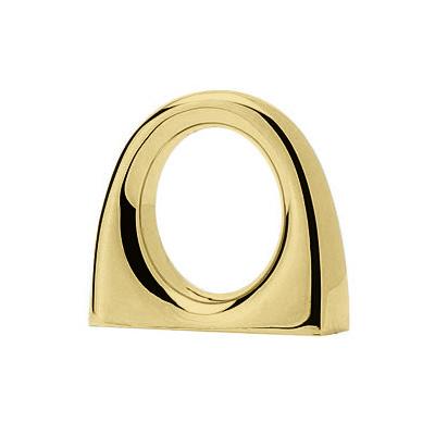 RIng Unlacquered Brass Bridge Cabinet Knob | Knobs