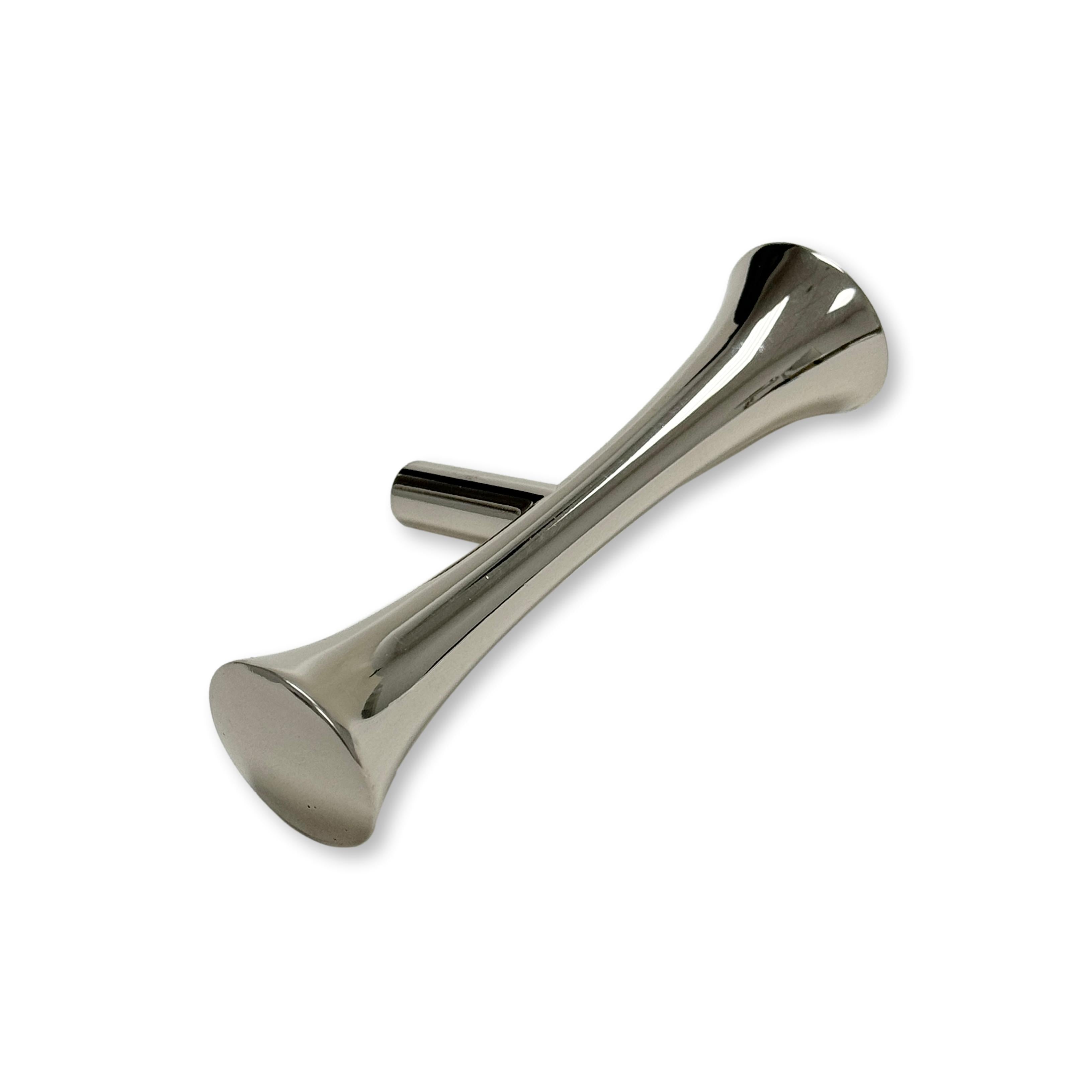 Hourglass "MCM 01" Polished Nickel Mid-Century Cabinet Pull - Industry Hardware