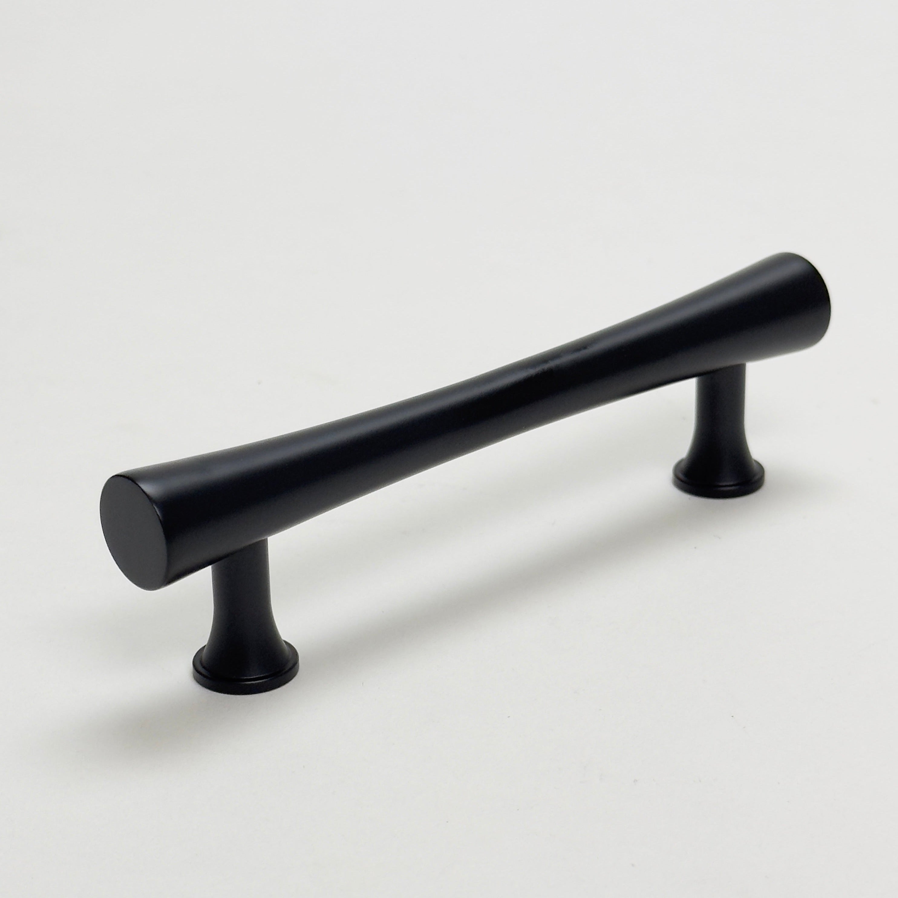 Matte Black Cabinet Hardware "Collin" Drawer Pulls and Cabinet Knobs - Forge Hardware Studio