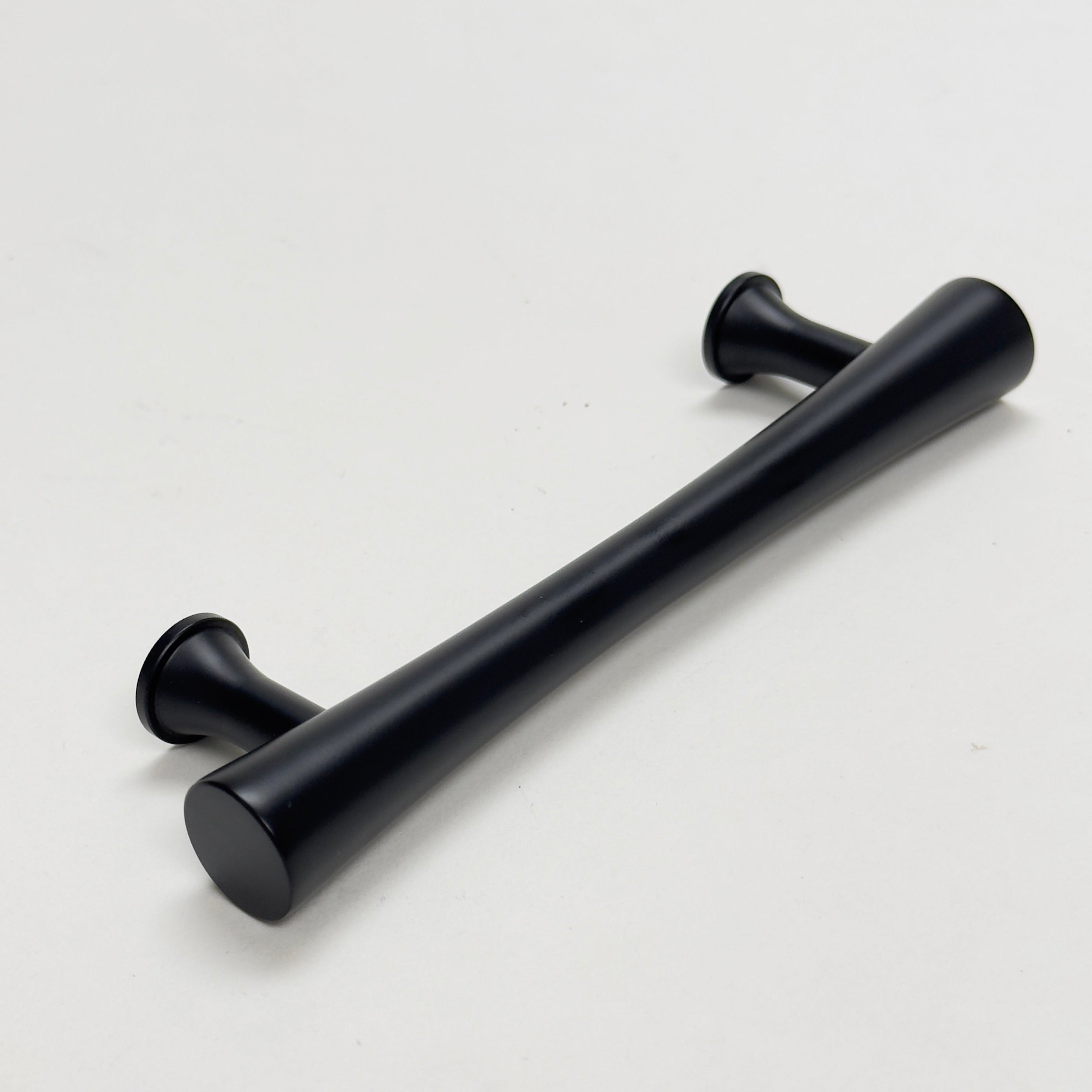 Matte Black Cabinet Hardware "Collin" Drawer Pulls and Cabinet Knobs - Forge Hardware Studio