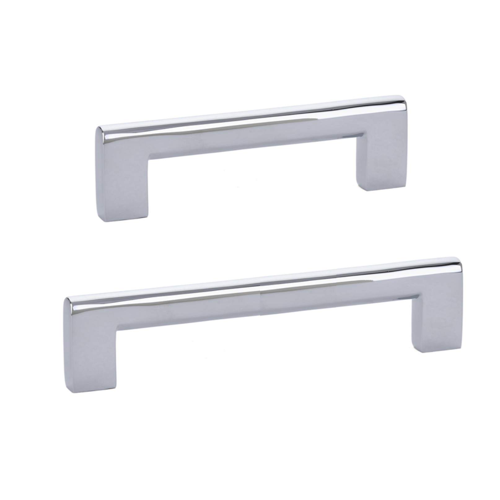 Luxe Drawer Pulls and Cabinet Knobs in Polished Chrome - Forge Hardware Studio