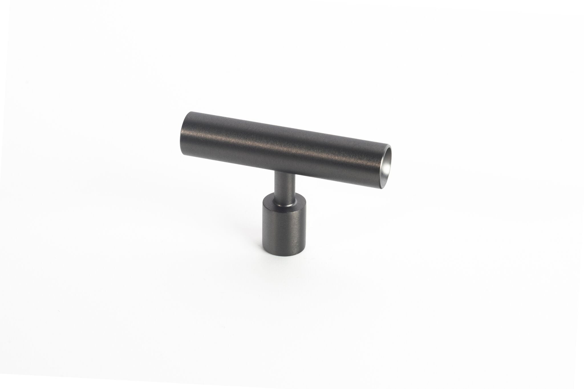 Black Stainless Steel Lew's Hardware Round Bar Series - Brass Cabinet Hardware 