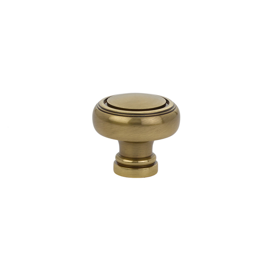 French Brass "Heritage No.2" Cabinet Knobs and Wire Pulls - Forge Hardware Studio