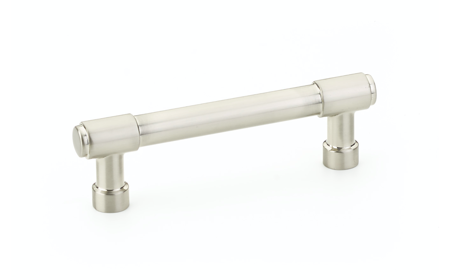 Industrial Modern Drawer Pulls in Satin Nickel - Forge Hardware Studio