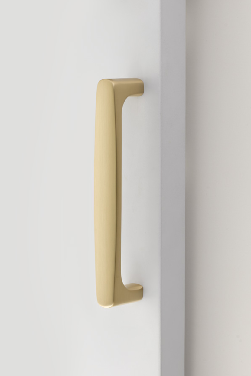 Barn Door Pull in Satin Brass Handle Hardware for Interior Doors | Pulls