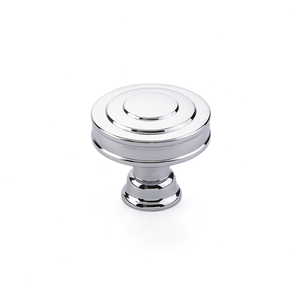 Polished Chrome "Elite" Cabinet Knobs and Drawer Pulls - Forge Hardware Studio