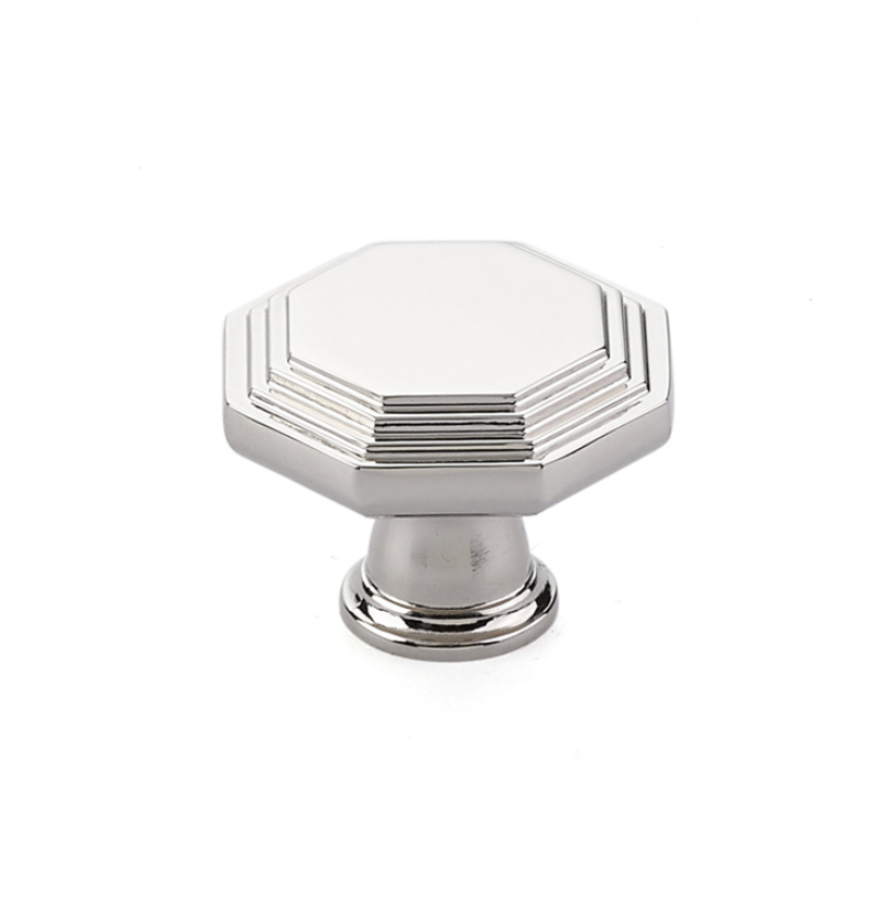 Polished Nickel "Elite" Cabinet Knobs and Drawer Pulls - Forge Hardware Studio