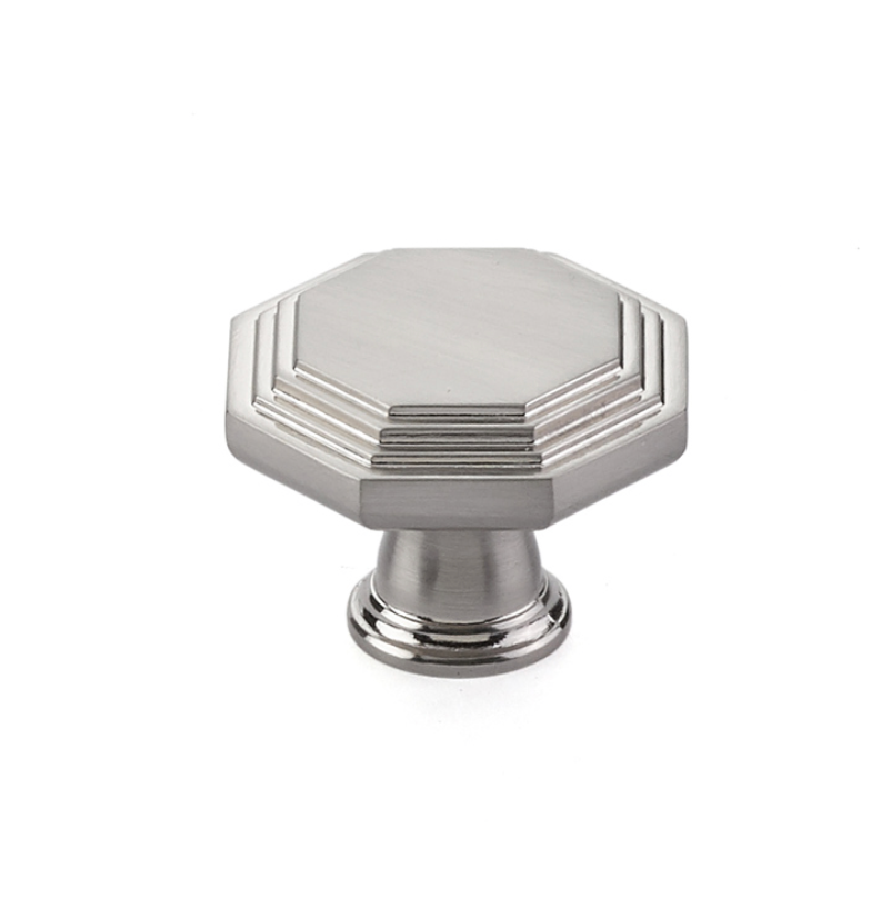 Satin Nickel "Elite" Cabinet Knobs and Drawer Pulls - Forge Hardware Studio