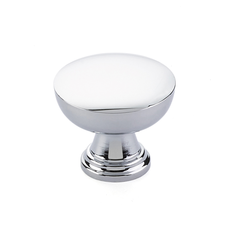 Polished Chrome "Elite" Cabinet Knobs and Drawer Pulls - Forge Hardware Studio