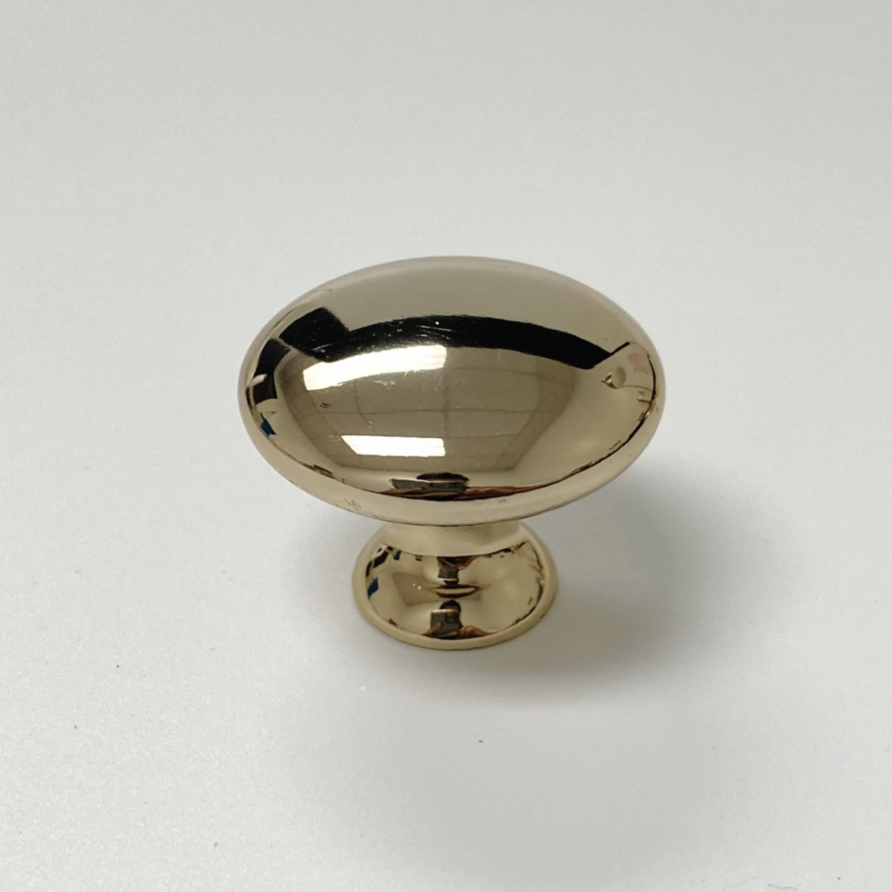 Polished Light Gold "Capri" Cup Drawer Pull, Ring Pull or Round Cabinet Knob | Pulls