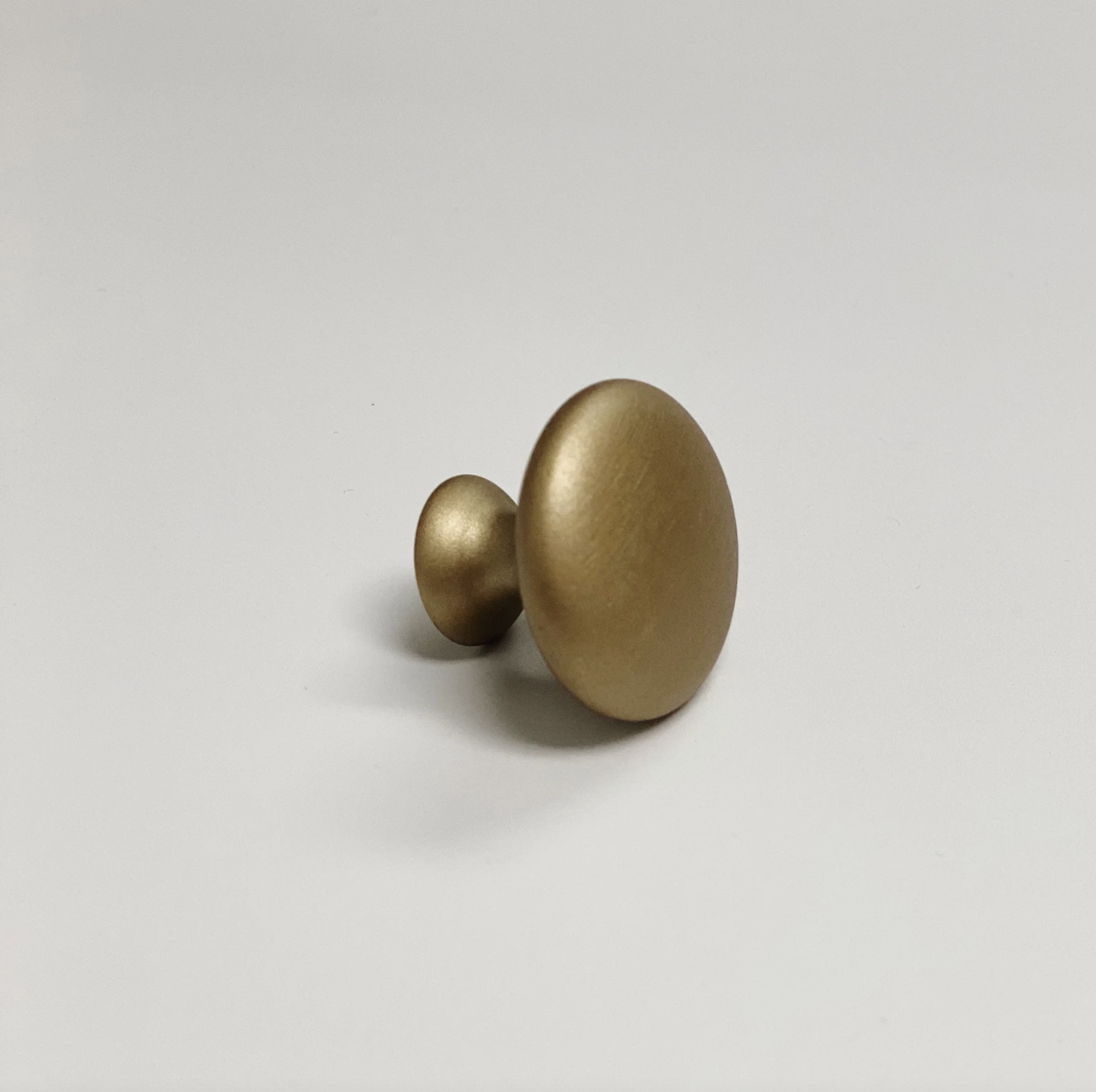 Brushed Gold "Capri" Cup Drawer Pull, Ring Pull or Round Cabinet Knob | Pulls